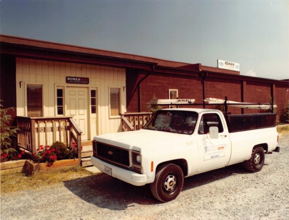 The Rowan office with a brand-new service truck out front, ready to roll.